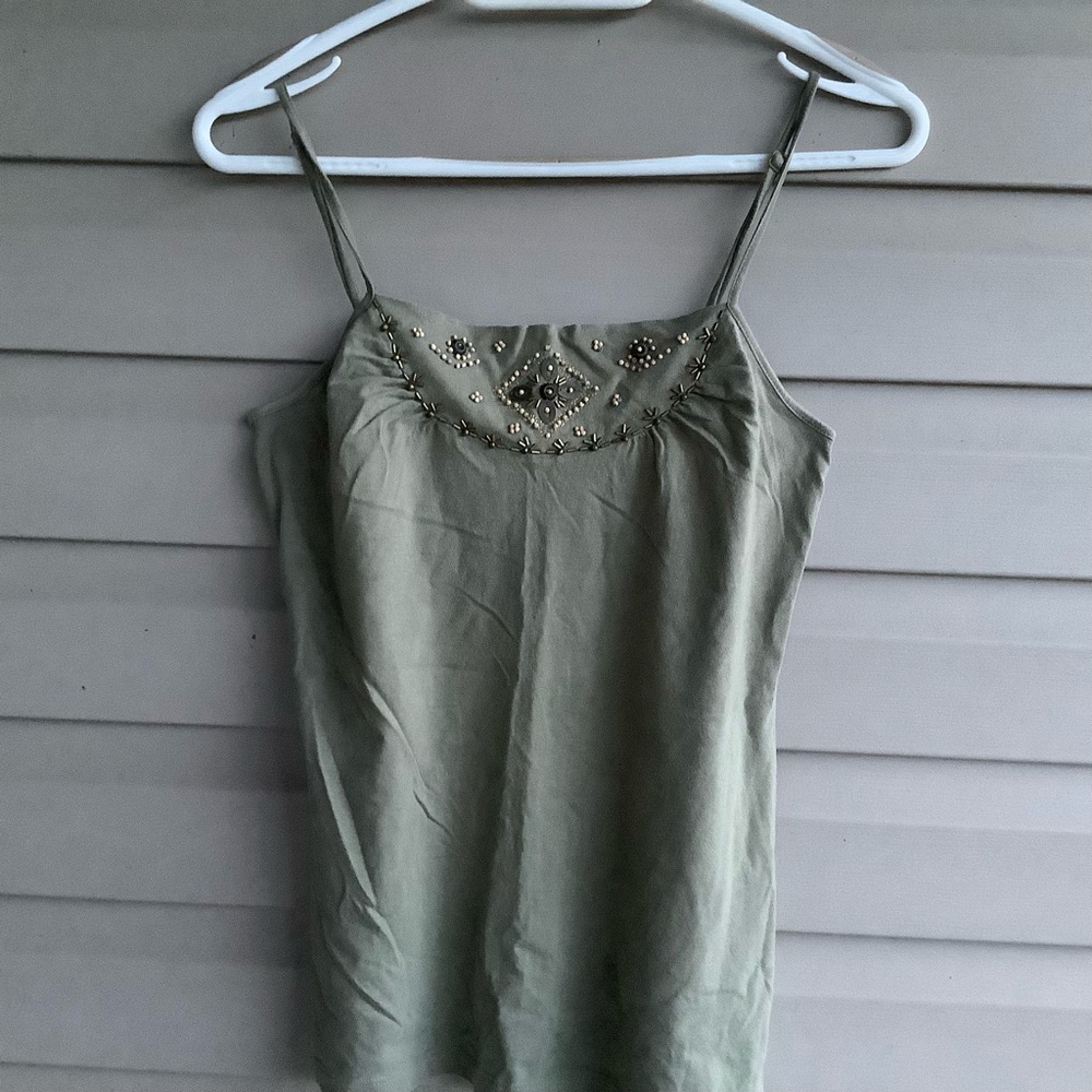Maurices Beaded Spaghetti Strap Top - Size Small 3/$12